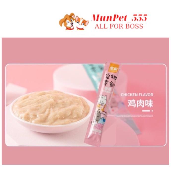 COMBO (10 Hoặc 20)Súp thưởng cho mèo thú cưng Shizuka và Catfood thanh 15gr