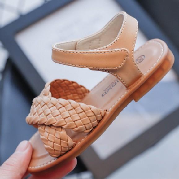 sandal bé gái size 23-34 đan X êm chân