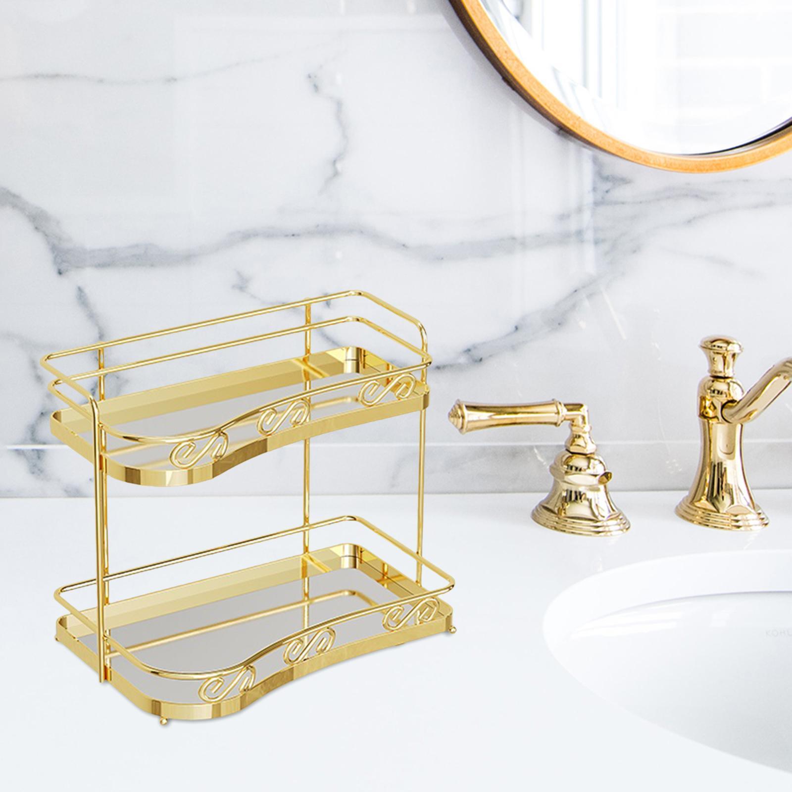 Multifunctional Makeup Organizer Cosmetic Storage Shelf for Bathroom Bedroom