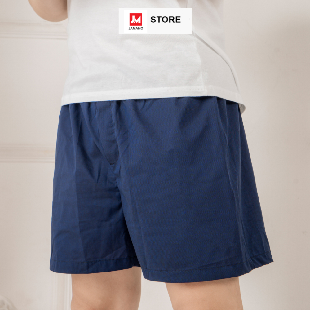 Quần đùi nam Cotton mặc nhà thoải mái thoáng mát JAMANO- 1 Chiếc MÀU NGẪU NHIÊN