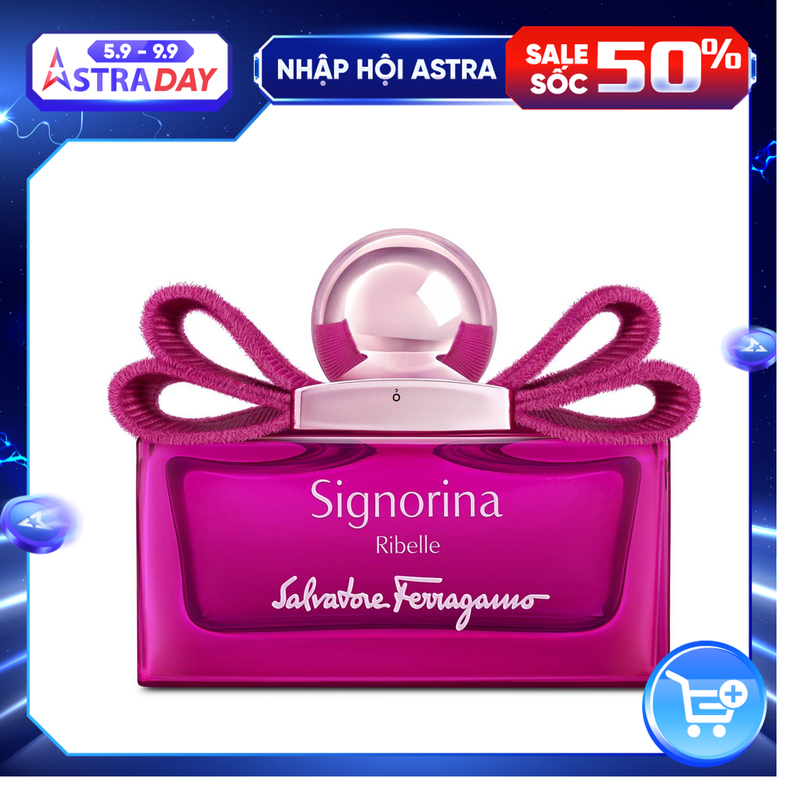 NƯỚC HOA NỮ SALVATORE FERRAGAMO SIGNORINA RIBELLE EAU DE PARFUM 50ML