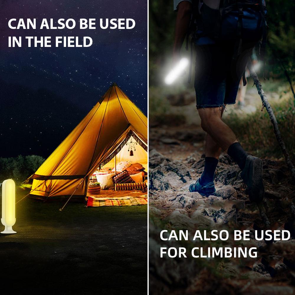 Đèn RGB màu thay đổi di động ánh sáng dịu nhẹ mini cho phòng ngủ cắm trại picnic ngoài trời