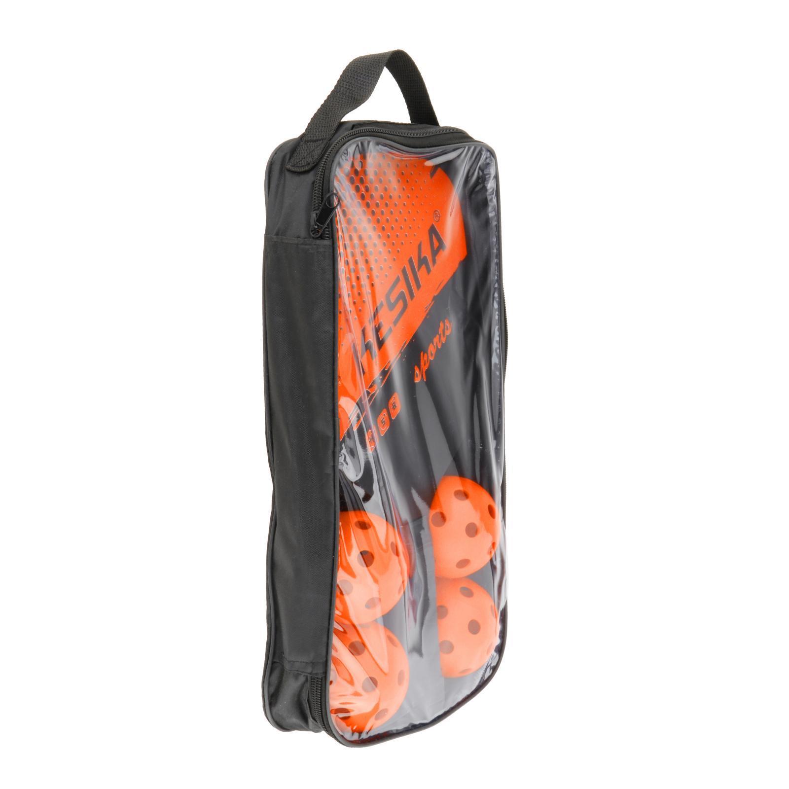 2-3pack Professional Pickleball Paddles Comfort Grip with Bag 4 Balls Racquet