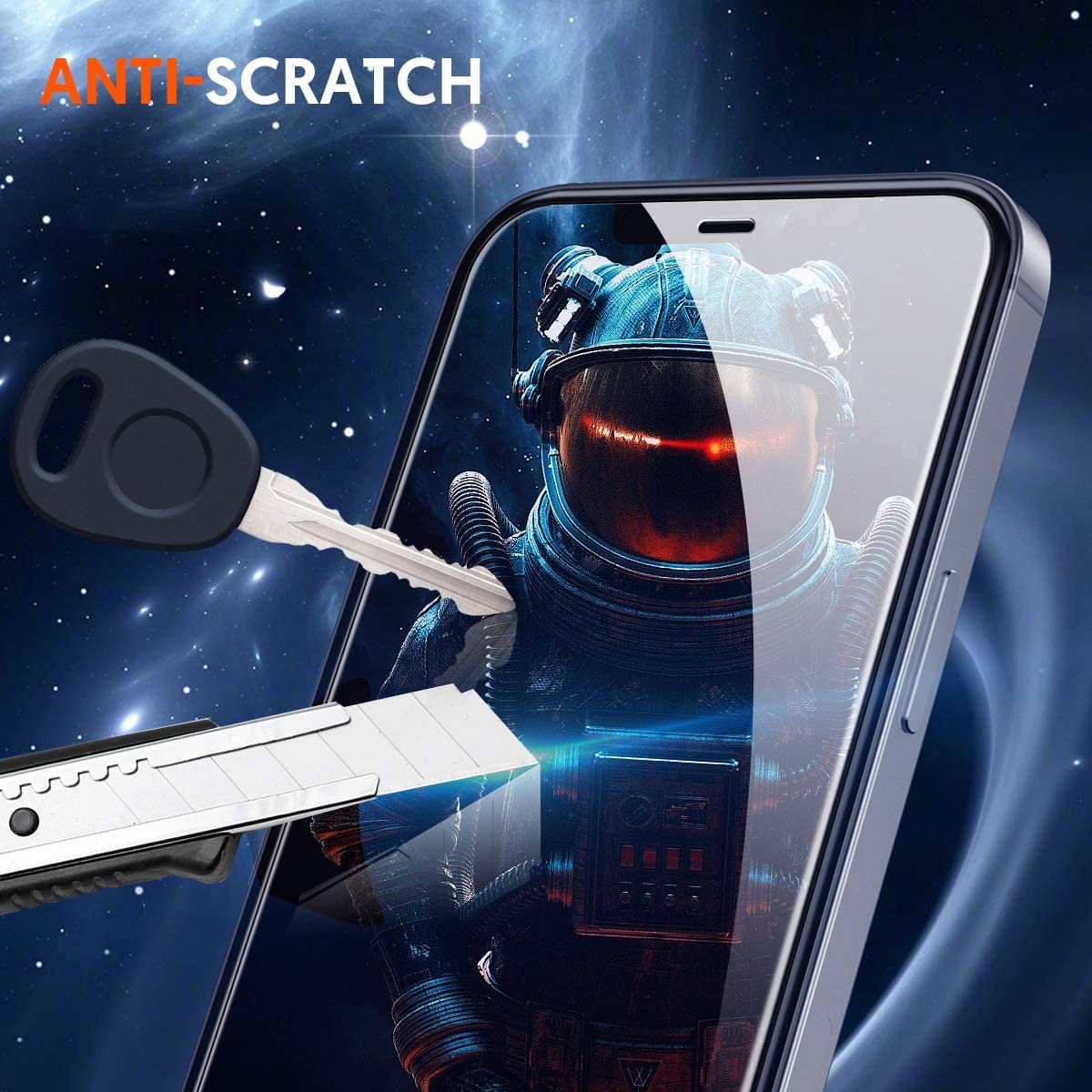 Miếng dán kính cường lực dành cho iPhone 13 Pro Max hiệu HOTCASE HBO - hàng nhập khẩu