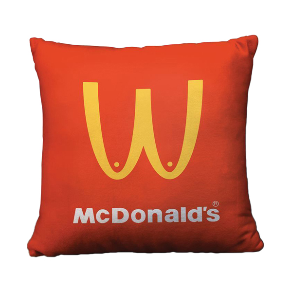 Gối vuông Mc Donald's - GVFU399