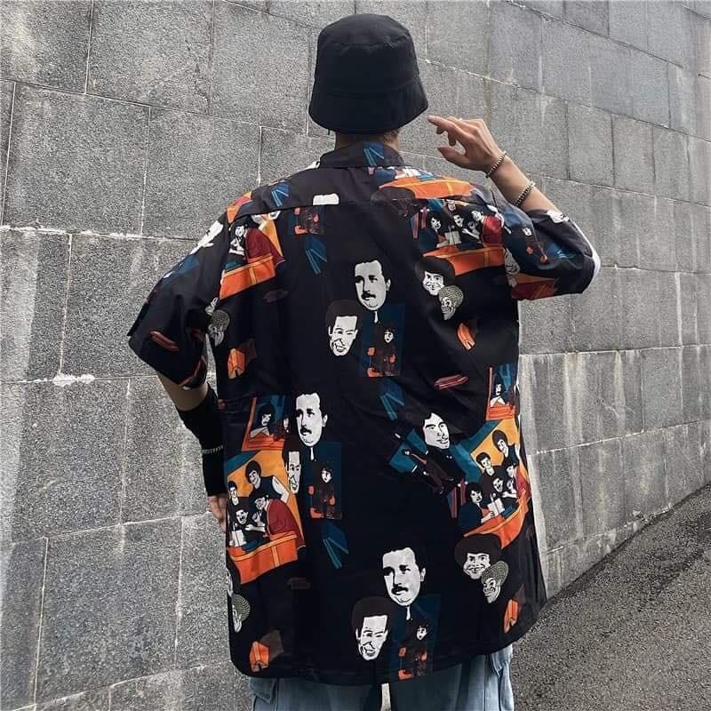 Áo sơ mi nam nữ in hình PRESIDENT cực hot