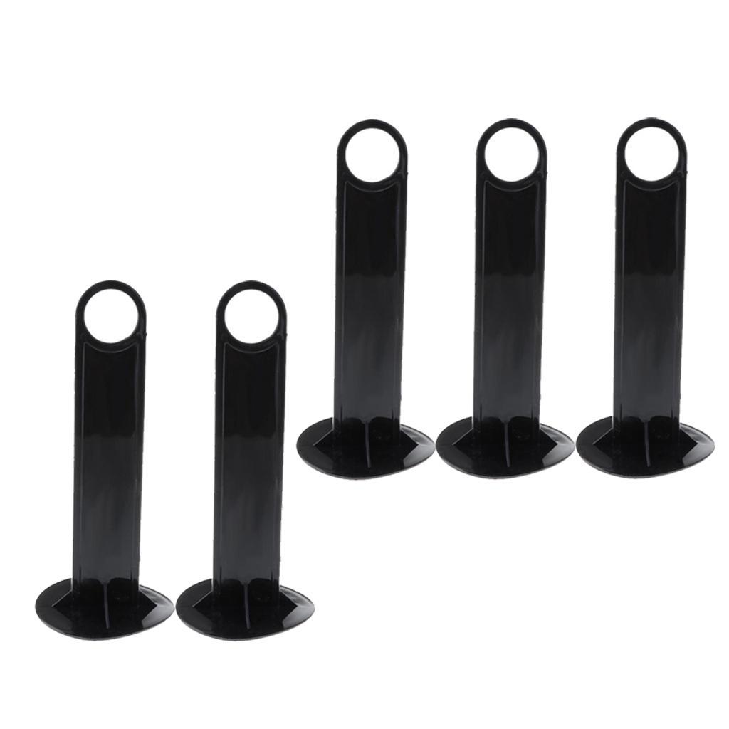 5pcs/Pack Disc Cones Holder Agility Soccer Cones Holders Black