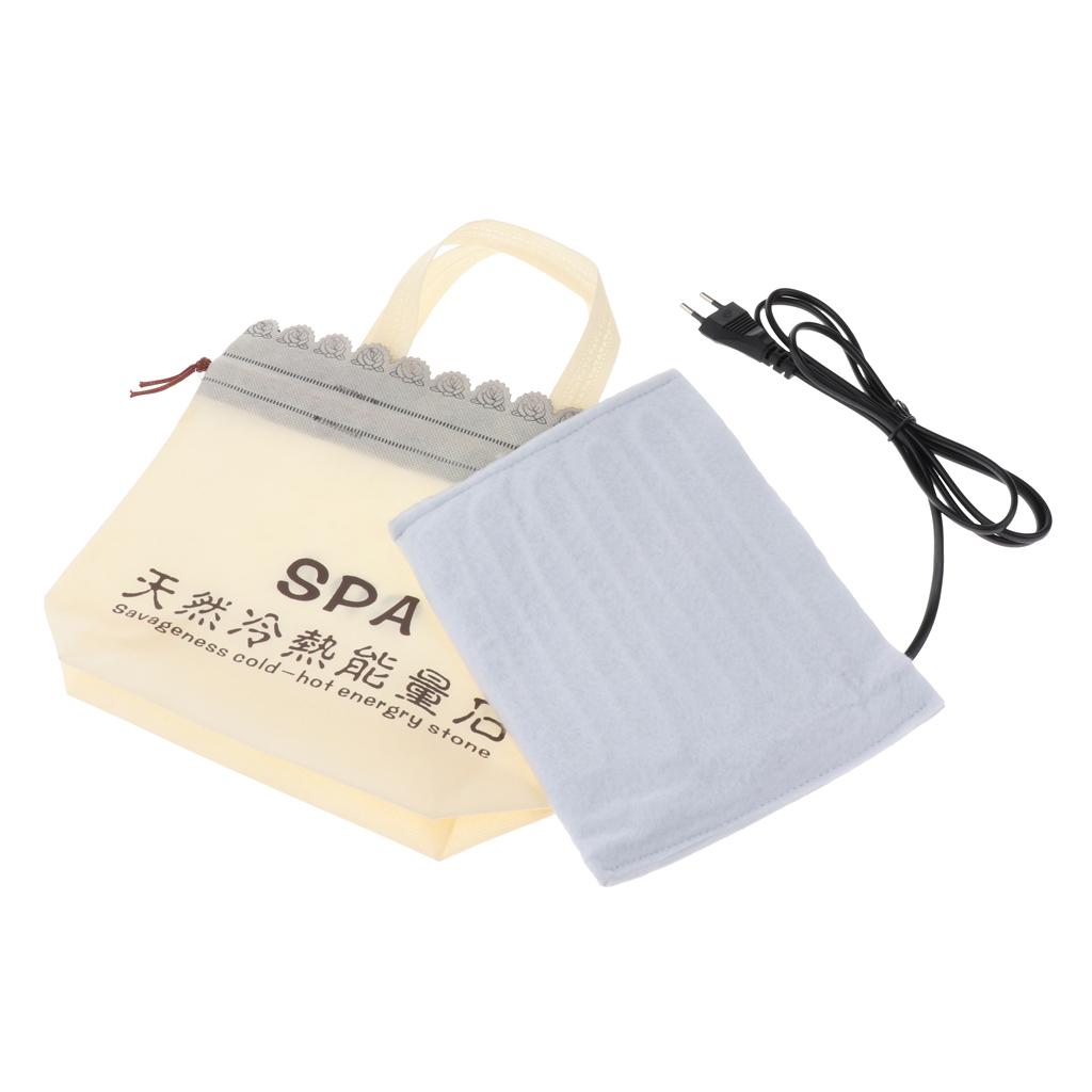 Massage đá Nóng Nóng Túi Sưởi điện Cho Cơ Thể SPA Thư Giãn EU Plug