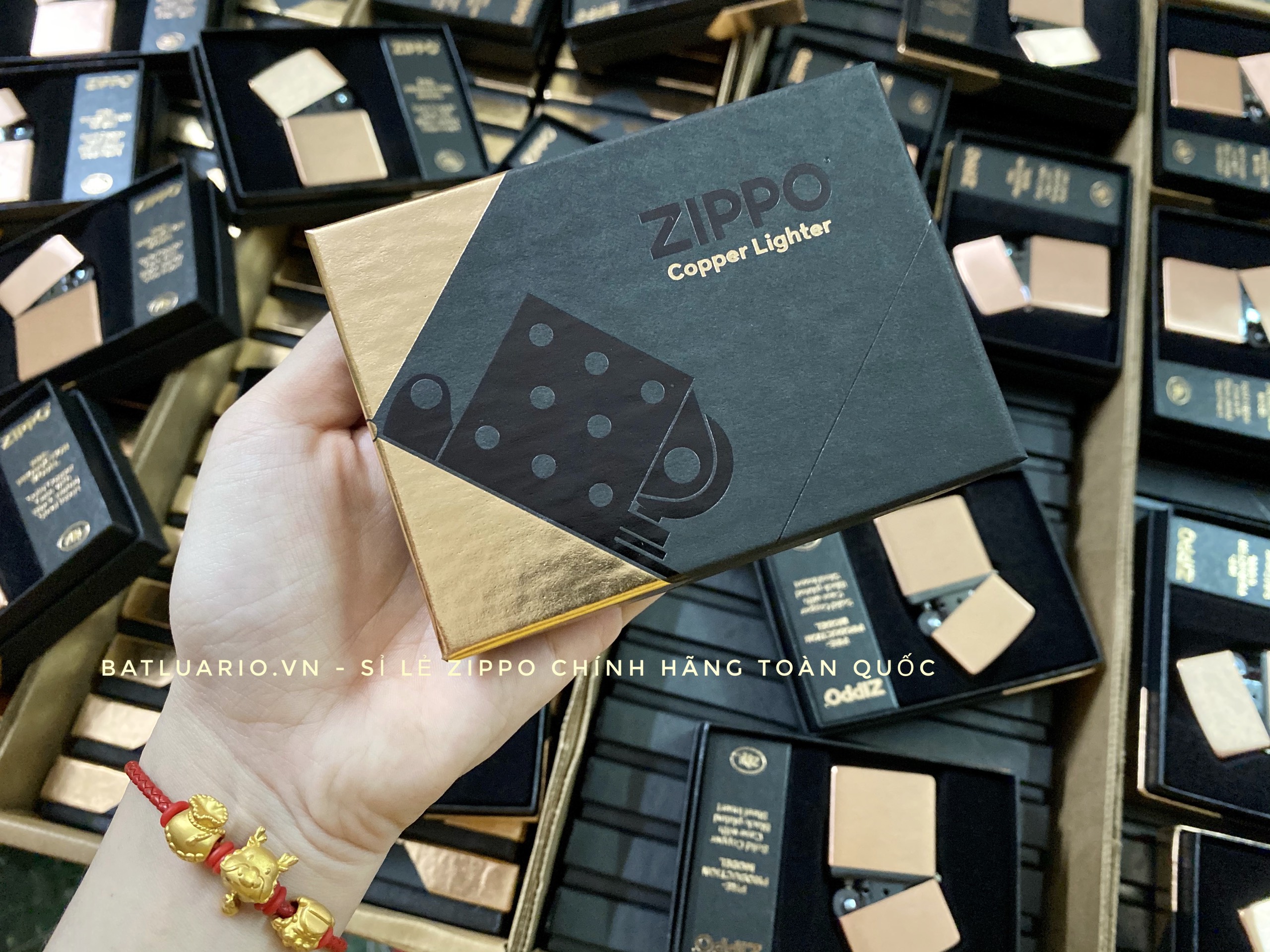 Bật Lửa Zippo 48107 – Zippo Solid Copper – Zippo Copper Case With Black Coated Stainless Steel Insert – Zippo Đồng Đỏ Nguyên Khối 2022