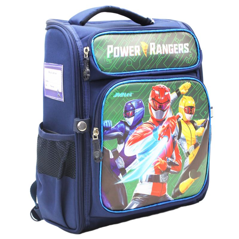 Cặp Chống Gù Học Sinh Nam - Siêu Nhân Power Rangers - Size 36 - Miti C11073_36_SN3_NAV_GRE - Xanh Dương