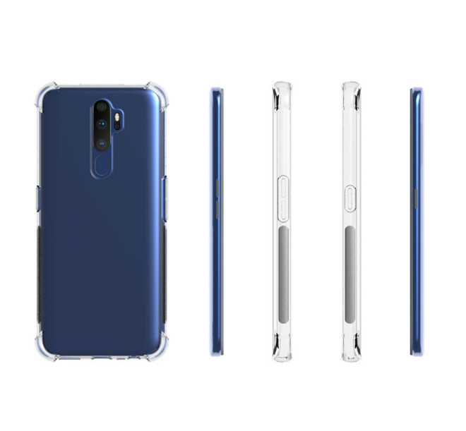 Ốp lưng Silicon dẻo trong, suốt chống sốc cho Oppo A9 2020