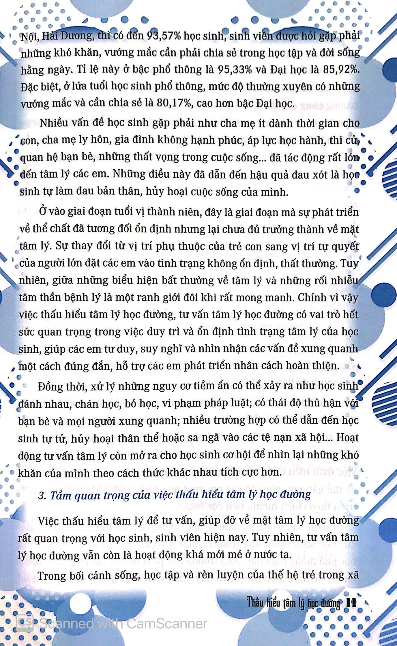 Thấu Hiểu Tâm Lý Học Đường