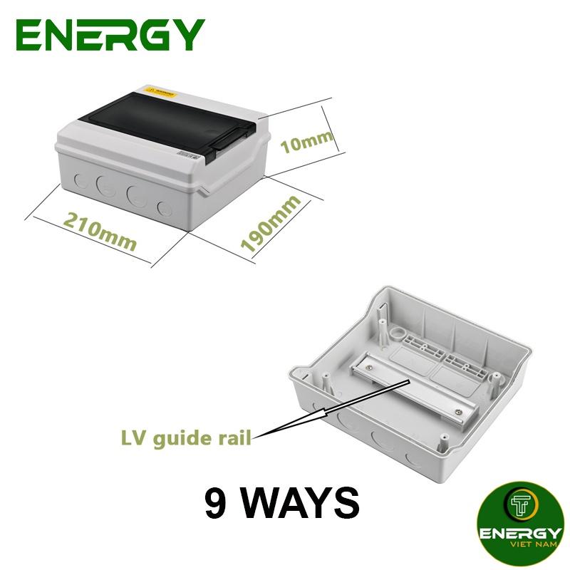 Tủ Điện Nhựa Chống Cháy - Chống Nước - Chống Bụi - IP66 - Vỏ Tủ Điên ENERGY