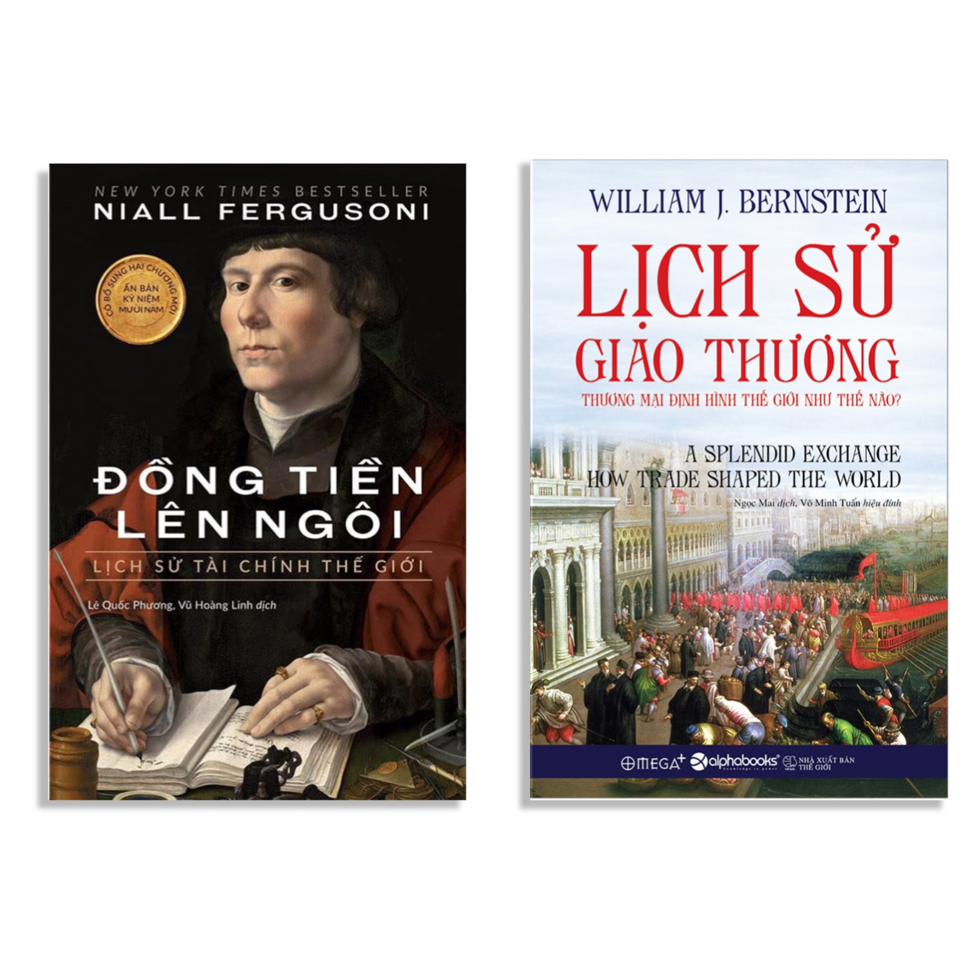 Combo Sách : Lịch Sử Giao Thương - Thương Mại Định Hình Thế Giới Như Thế Nào? + Đồng Tiền Lên Ngôi - Lịch Sử Tài Chính Thế Giới