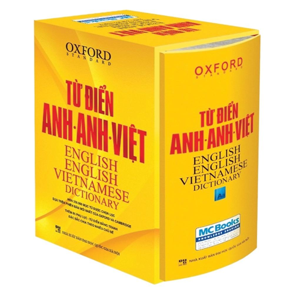 Từ Điển Anh Anh Việt Phiên Bản Bìa Cứng Màu Vàng - Giải Nghĩa Đầy Đủ Ví Dụ Phong Phú - Bản Quyền