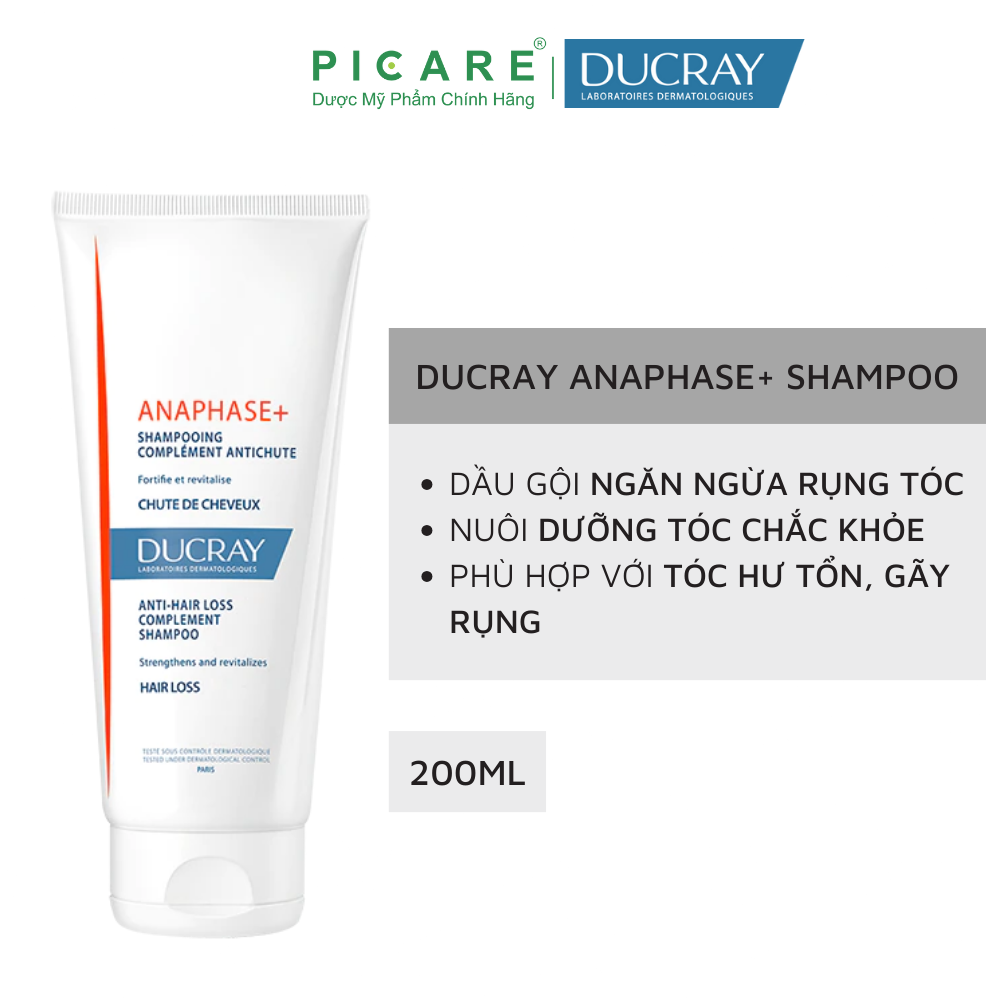 Dầu Gội Dạng Kem Ngăn Rụng Tóc Ducray Anaphase+ (200ml)