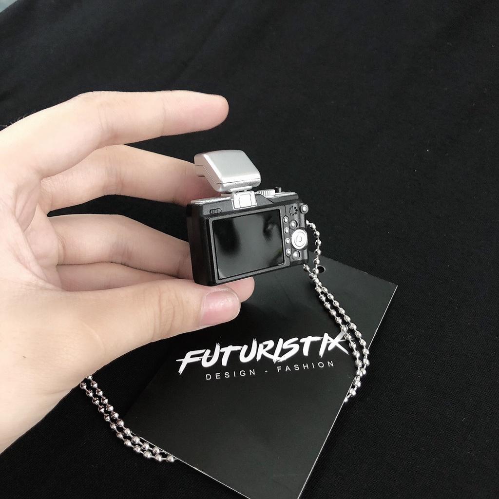 Dây chuyền mặt máy ảnh máy ảnh đèn LED, vòng cổ cho nam nữ độc lạ FuturistiX