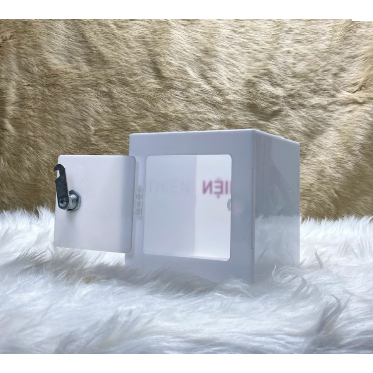 Thùng từ thiện, tip box mica, hộp tip box, có ổ khoá, nhiều màu sắc , nhiều kích thước, thiết kế theo yêu cầu
