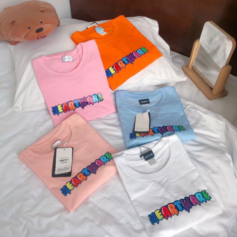 Áo thun 100% cotton mát, mịn, mềm in chữ ulzzang - ẢNH THẬT
