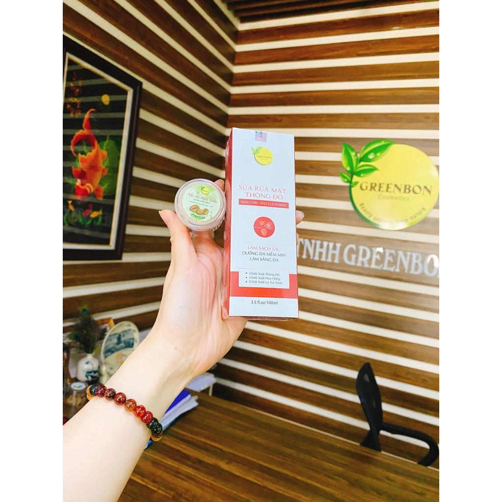 Sữa rữa mặt thông đỏ cao cấp 100gr GreenBon Cosmetics