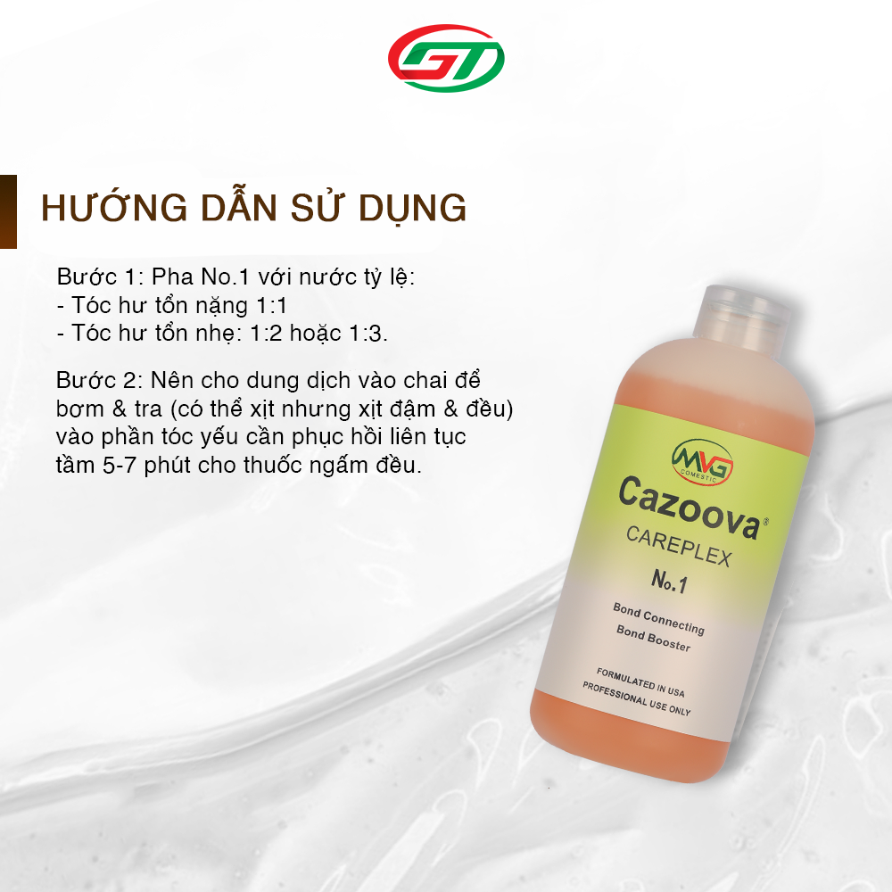 Phục Hồi Tóc Cazoova Careplex No.1 Nuôi Dưỡng & Phục Hồi Tóc Hư Tổn 300ml & 700ml