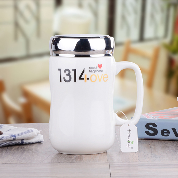 Ly Sứ Giữ Nhiệt 1314 Love Nắp Tráng Gương