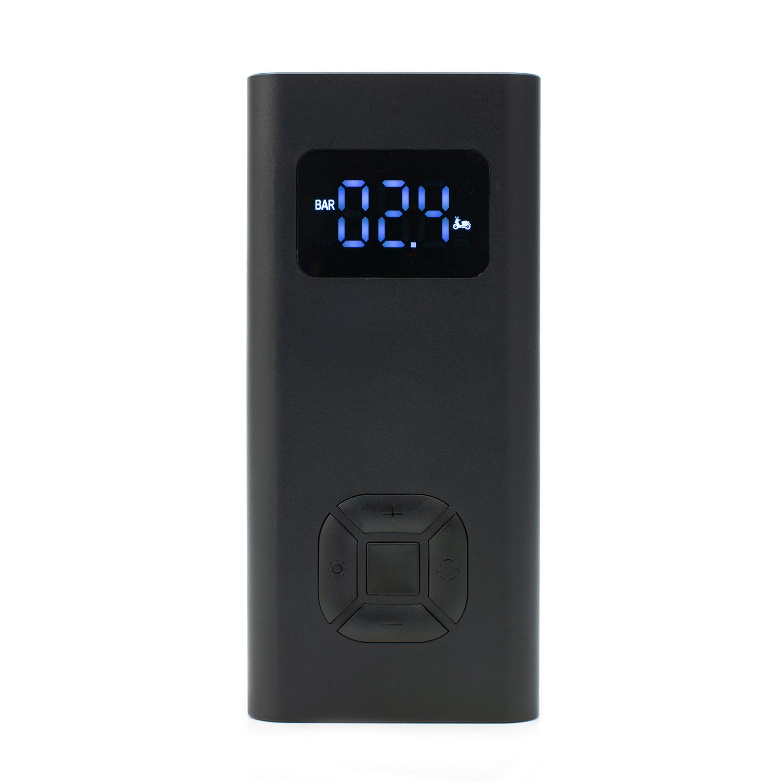 Tire Inflator Portable Air Compressor Digital Pressure Gauge with LEDs Light USB Rechargeable 150PSI Electric Air Pump
