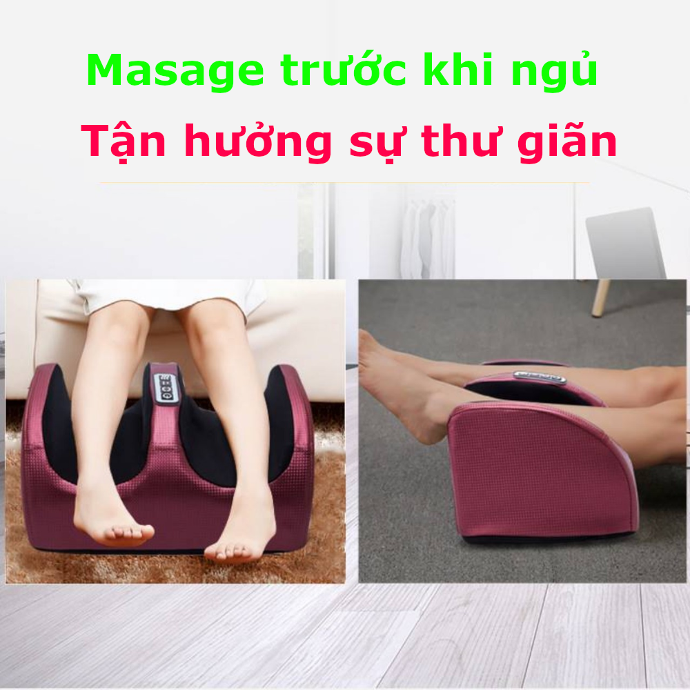Máy massage chân chườm nóng cao cấp - Chăm sóc đôi chân gia đình - Quà tặng người thân.