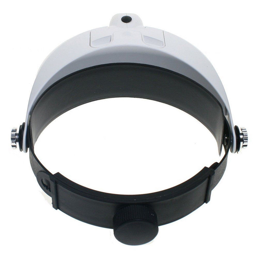 Kính Lúp Đeo Đầu Có Đèn Led V4