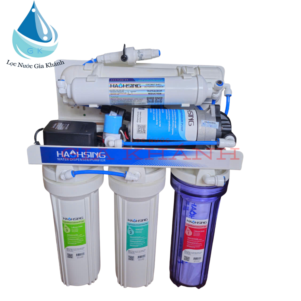 Máy lọc nước RO Haohisng 5 cấp lọc không vỏ tủ hàng chính hãng Haohsing