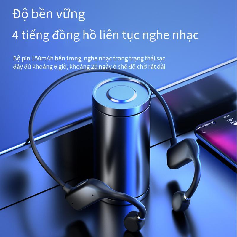 Ưu đãi đặc biệt sản phẩm mới VG05 khái niệm tai nghe không dây dẫn truyền xương công nghệ màu đen tai nghe không dây thực sự tai treo thể thao chạy bộ tai nghe Bluetooth