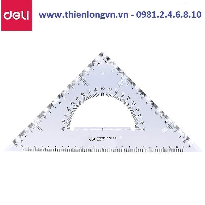 Bộ thước eke 28cm Deli 6430