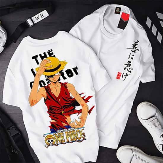 Áo One Piece Luffy ATT-06, Áo thun Anime Manga One Piece Monkey D. Luffy Unisex Nam Nữ