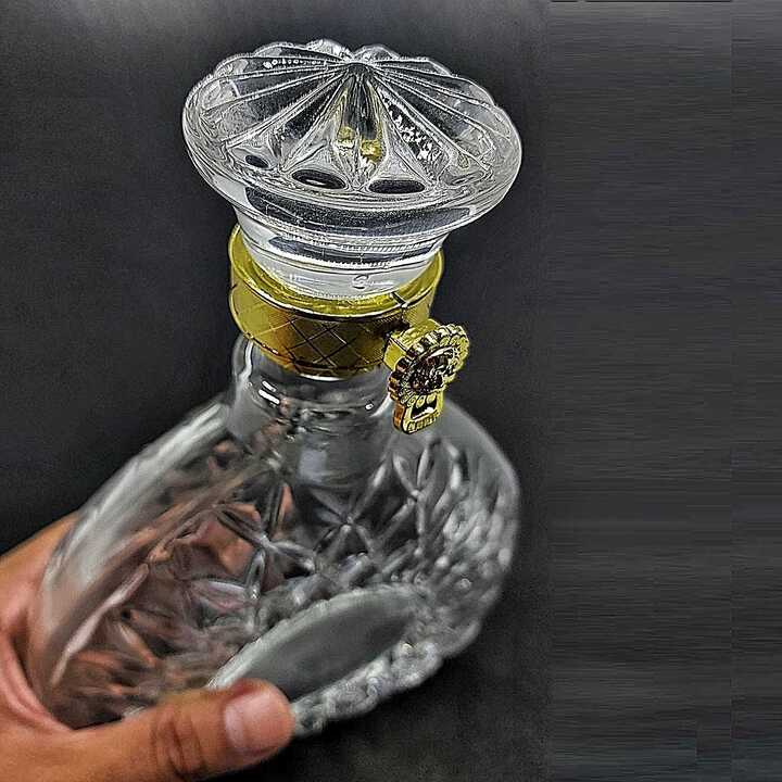 Combo 2 chai Thủy Tinh đựng rượu loại XO 750ML mẫu tam giác - Chai 750ml thủy tinh, bình thủy tinh 750ml pha lê trong suốt