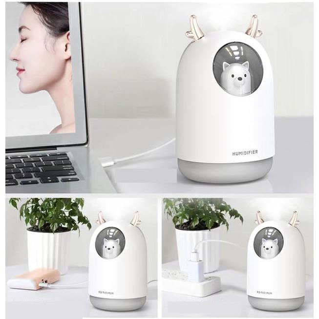 Máy Tạo độ ẩm Mini M106 giúp cân bằng độ ẩm cho da. Máy Khuếch Tán Tinh Dầu Mini.