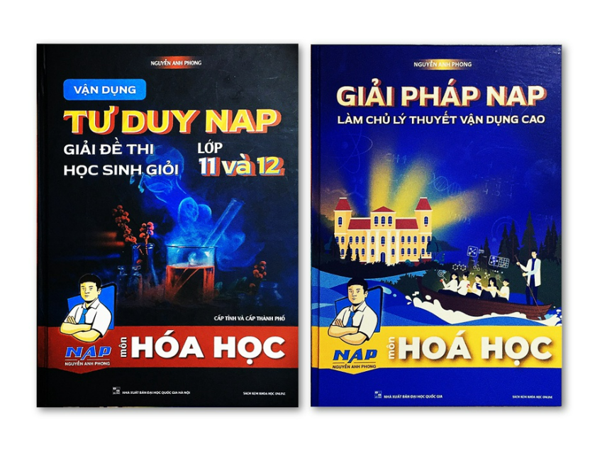 Sách - Combo Vận dụng tư duy NAP giải đề thi học sinh giỏi môn Hóa Học lớp 11 và 12 và Giải Pháp NAP - Làm Chủ Lí Thuyết