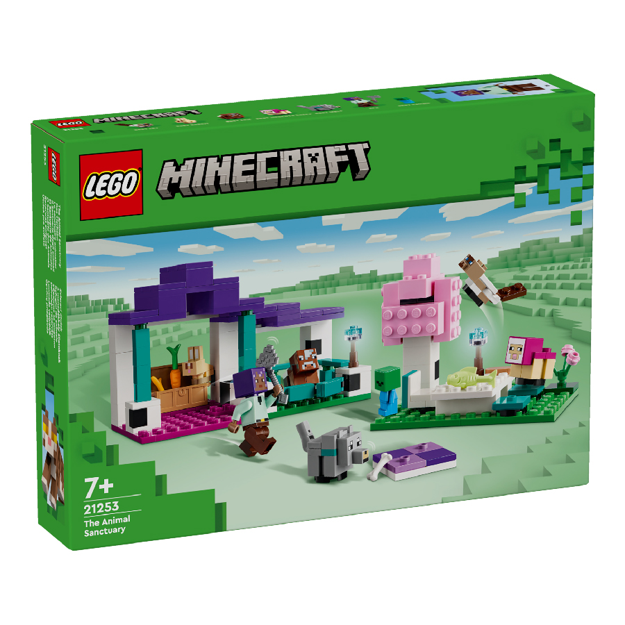 Đồ Chơi Lắp Ráp Mô Hình Khu Bảo Tồn Động Vật Hoang Dã LEGO MINECRAFT 21253 (206 chi tiết)