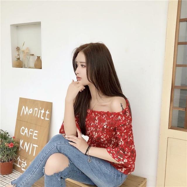 ÁO BẸT VAI NHÚN BO QUẢNG CHÂU