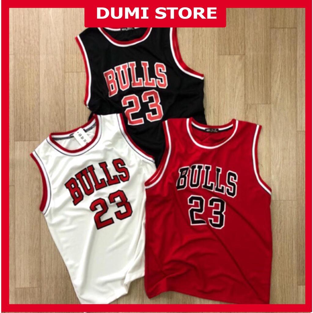 Áo bóng rổ BULLS 23 Unisex freesize dưới 68kg chất lưới