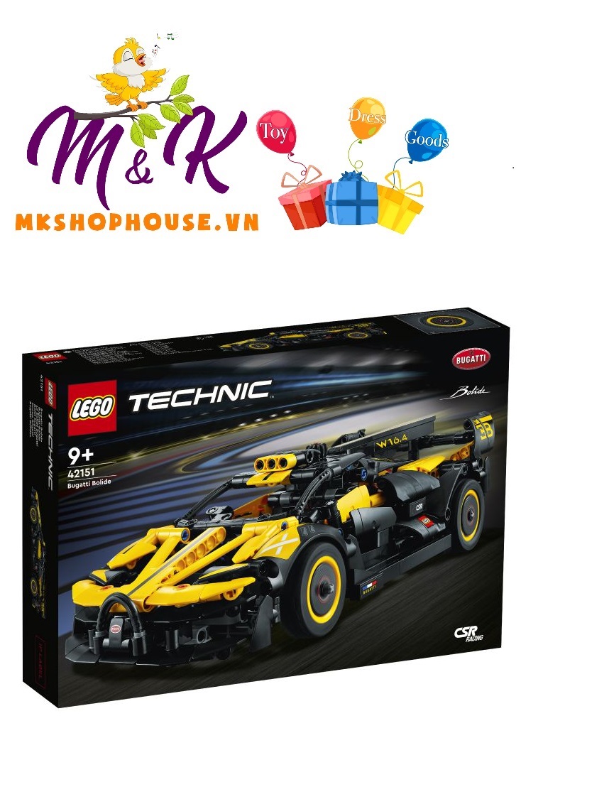 LEGO Technic 42151 Siêu Xe Bugatti Bolide (905 Chi Tiết)