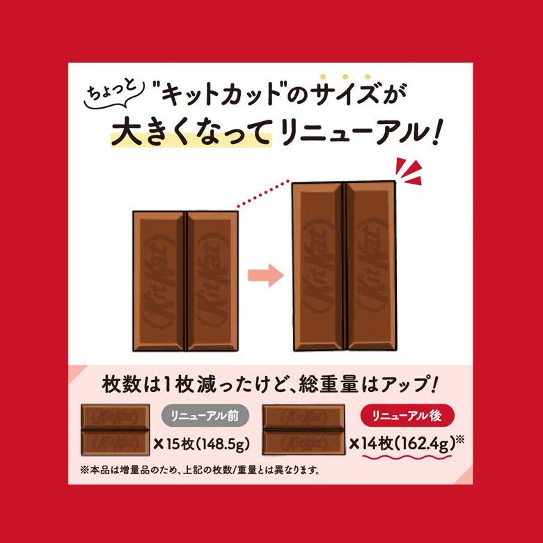 Kẹo Kitkat vị Socola truyền thống túi 12 miếng - Nestle nội địa Nhật Bản