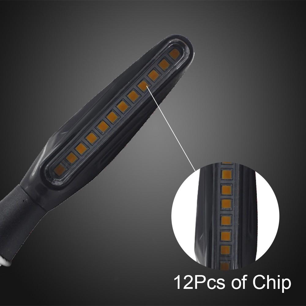 Set 2 Đèn Led Xi Nhan 12 Smd Cho Xe Mô Tô