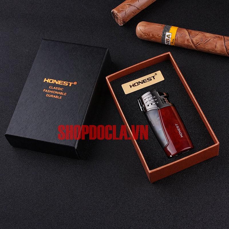 Bật lửa khò 3 tia cao cấp Honest 3032
