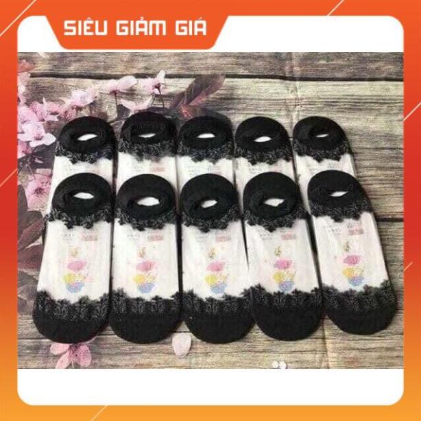 Set 10 Đôi Tất Hài Ren Công Chúa Hàng Loại 1