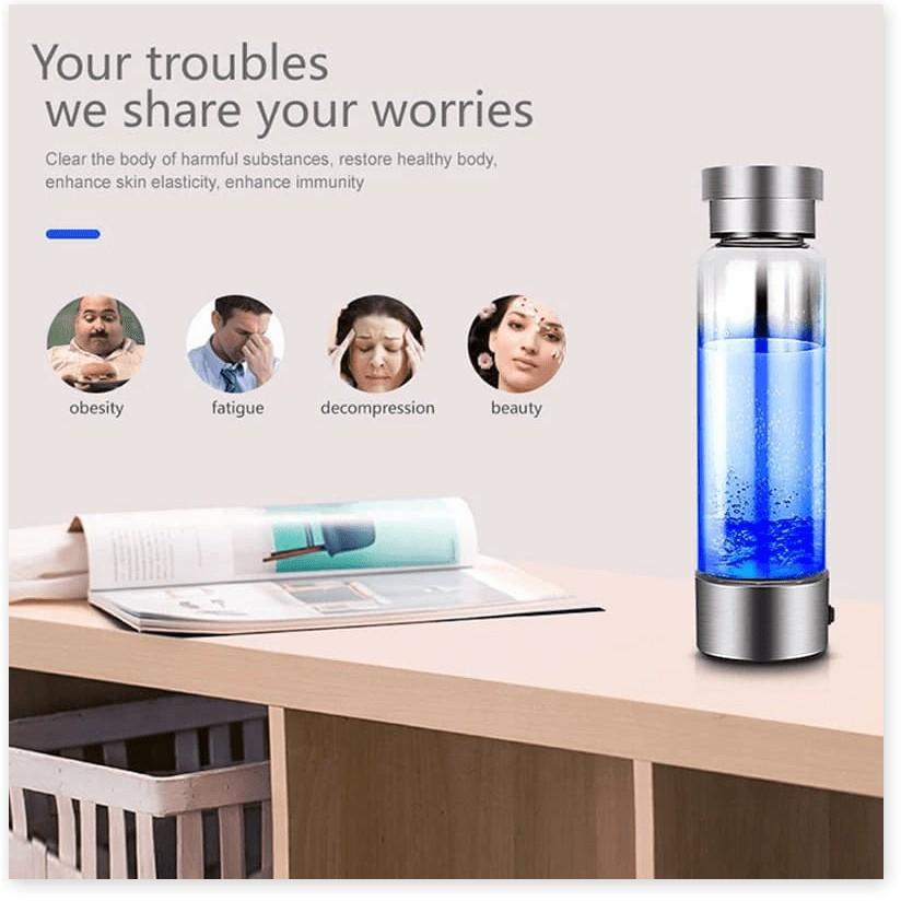 Bình giữ nhiệt lớp thủy tinh Đèn Led làm lạnh cao cấp