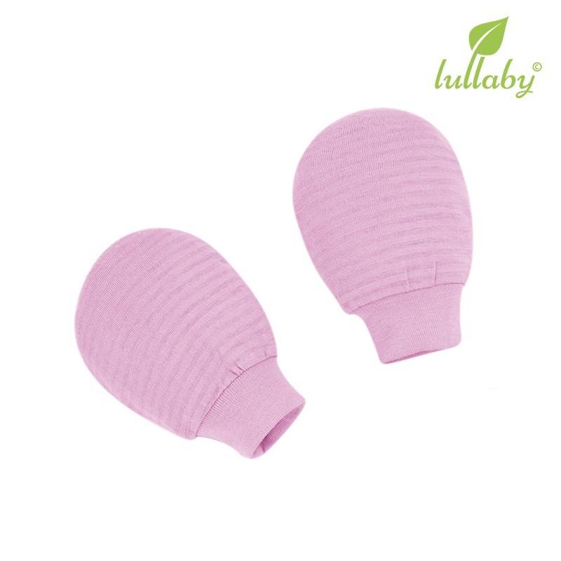 Bao tay, bao chân Lullaby, Set bao tay chân Lullaby cotton kẻ ngang