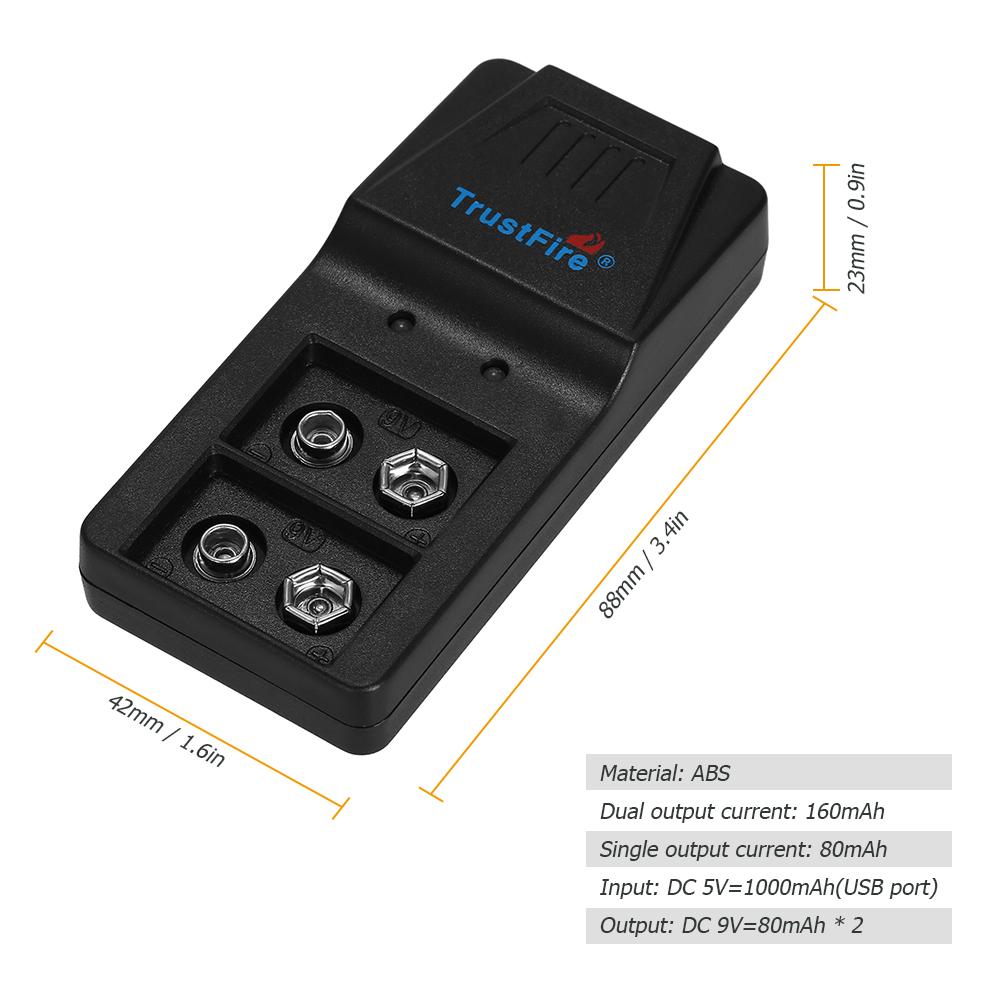 Sạc pin Lithium đa năng Giao diện sạc Micro USB