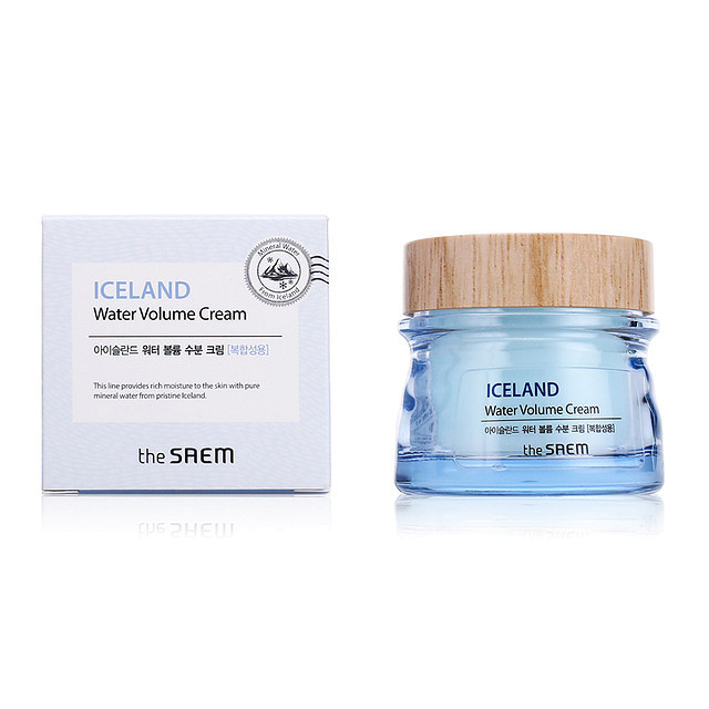 Kem Dưỡng Ẩm The Saem Iceland Water Volume Hydrating Cream For Combination Skin (80ml)