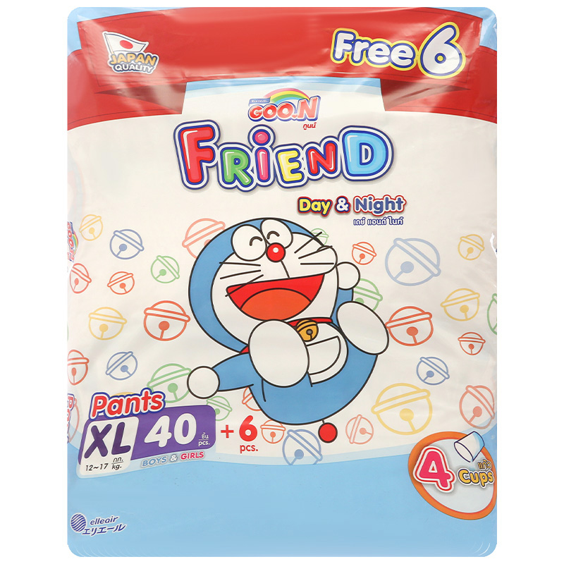 Tã quần Goo.n Friend size XL 40 miếng (cho bé 12 - 17kg)