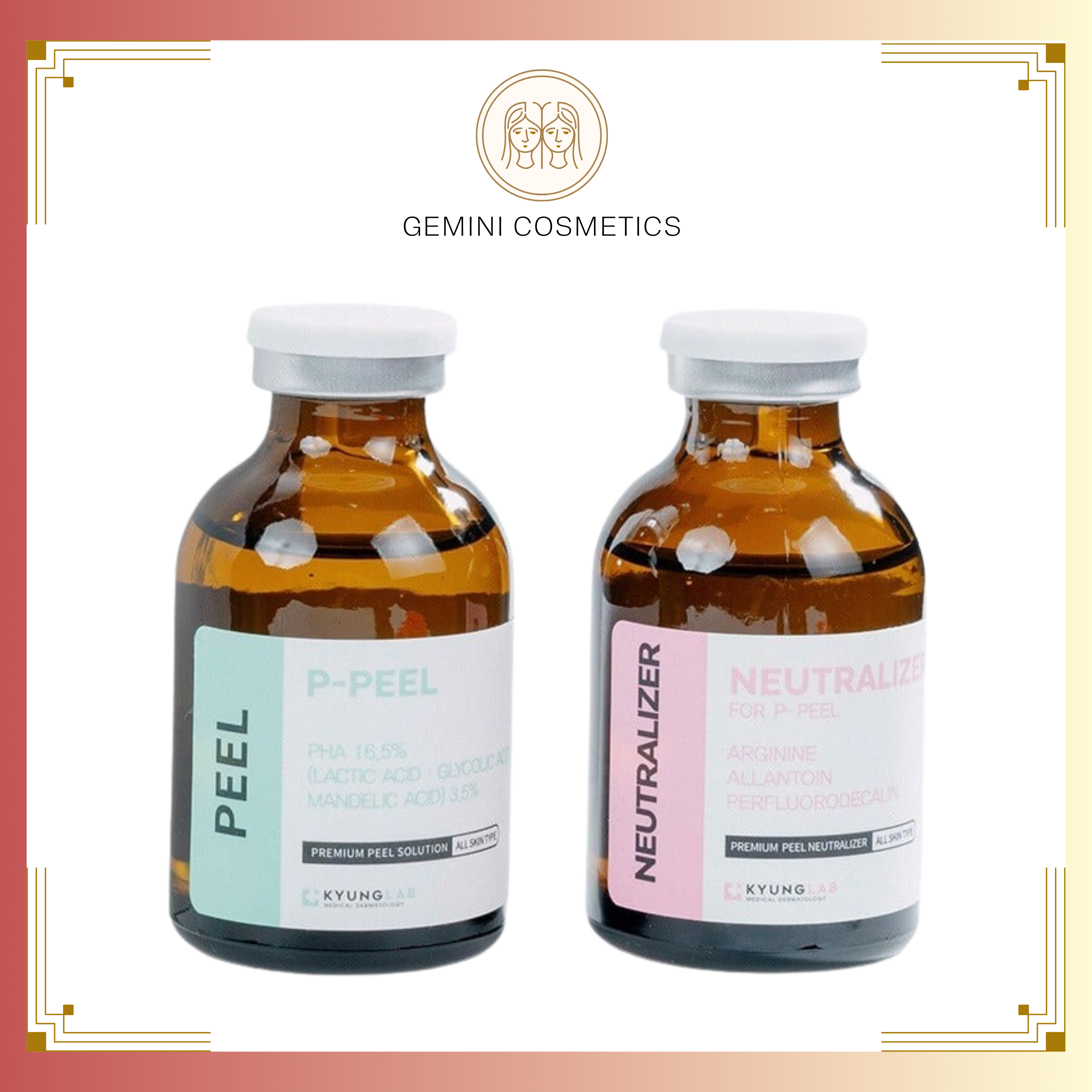 Tinh chất dưỡng da kyung lab P-Peel + Neutralizer giúp thay da làm đẹp da